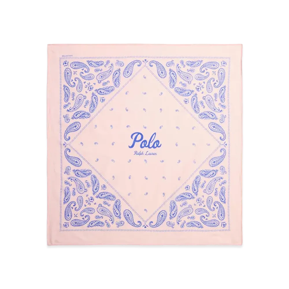 Polo Ralph Lauren Women's Bandana Cashmere Pattern "Pink"