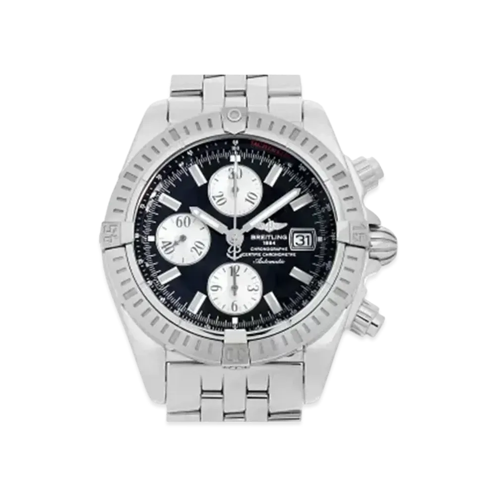 Breitling Chronomat Evolution "Black/Stainless Steel"