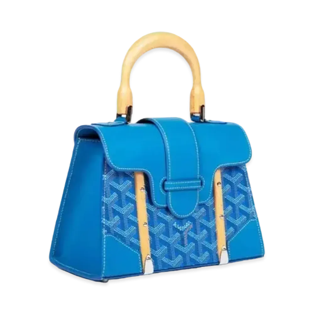 Goyard Saigon Structure Mini Bag "Blue"