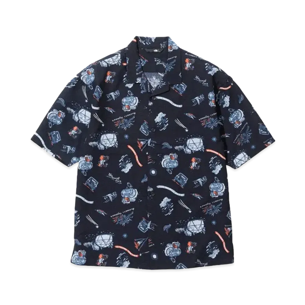 ザノースフェイス ショート スリーブ アロハ ベント シャツ "TNFキャンプネイビー"