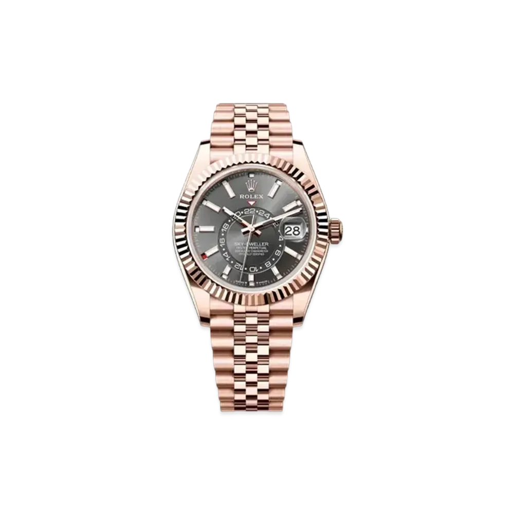 ROLEX Sky-Dweller 42mm Oyster Perpetual "Everose Gold/Slate" 336935