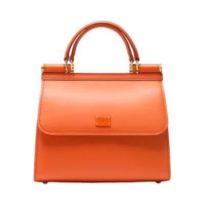 Dolce&Gabbana Sicily 58 Bag Medium Calfskin "Orange"