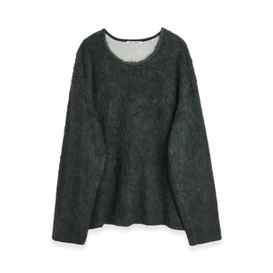 OUR LEGACY Double Lock U Neck Alpaca Ash Grey "Ash Grey Alpaca"