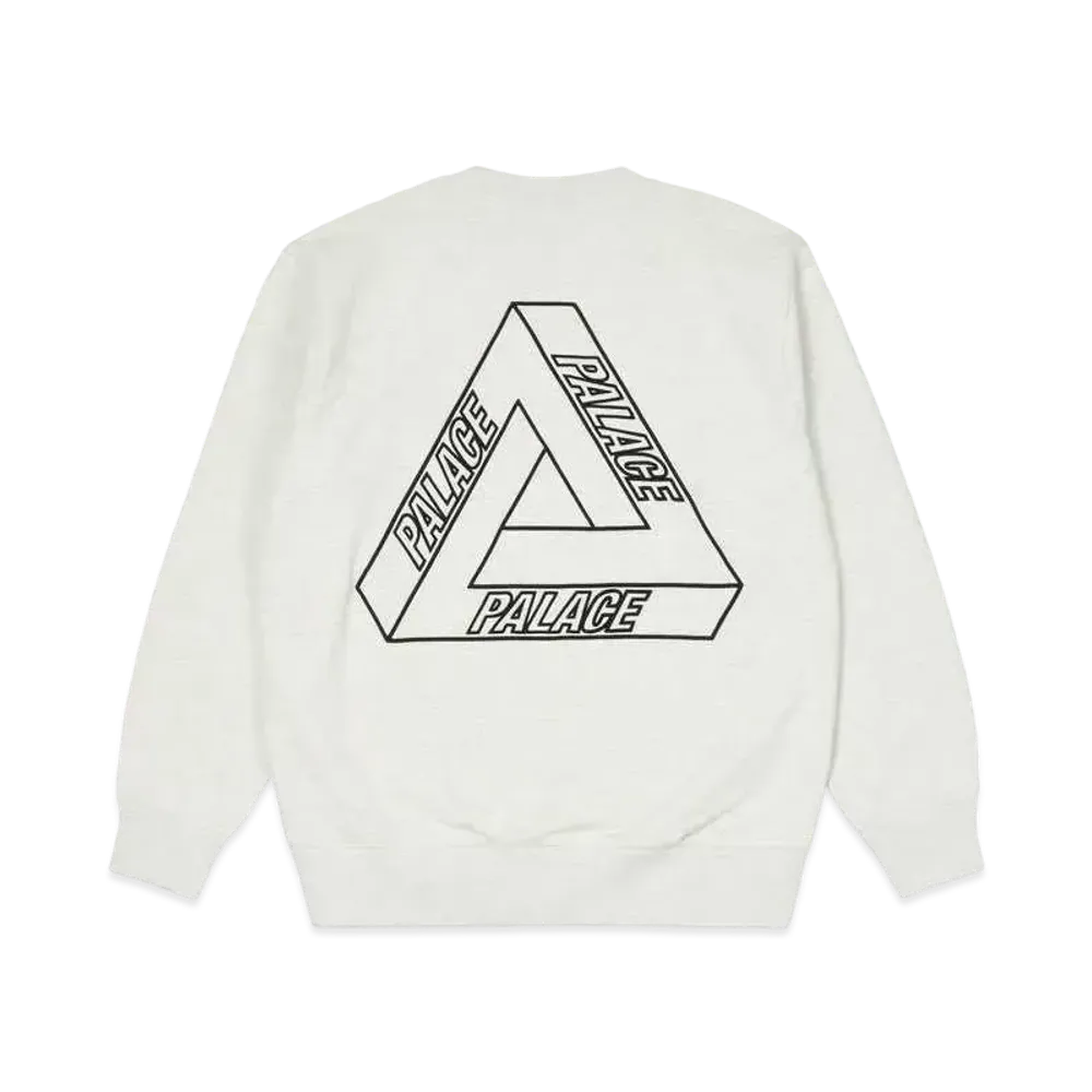 PALACE Outliner Mit Designer Crew "Grey"