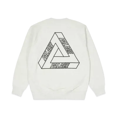 PALACE Outliner Mit Designer Crew "Grey"