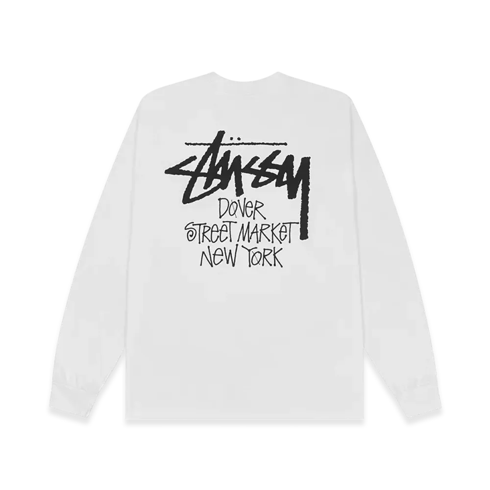 Stussy Stock DSM New York LS Tee 2023 "White"