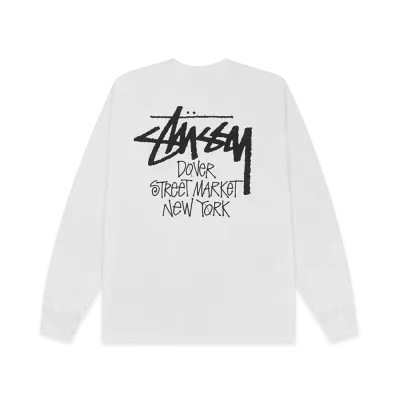 Stussy Stock DSM New York LS Tee 2023 "White"
