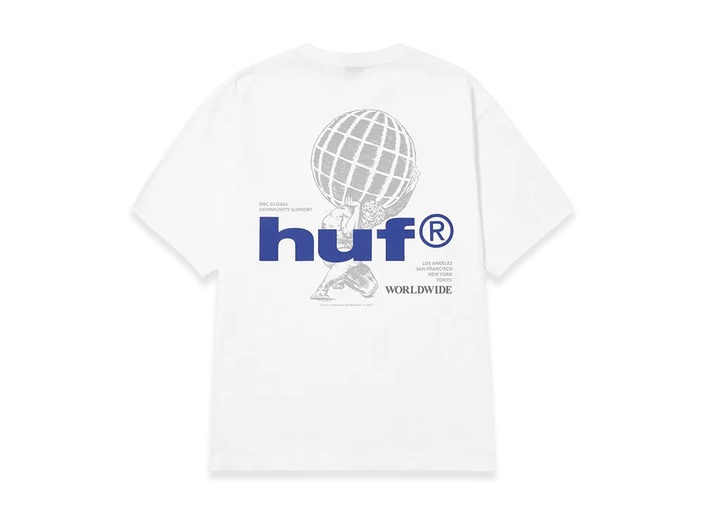 HUF Community Support Tee "White"
