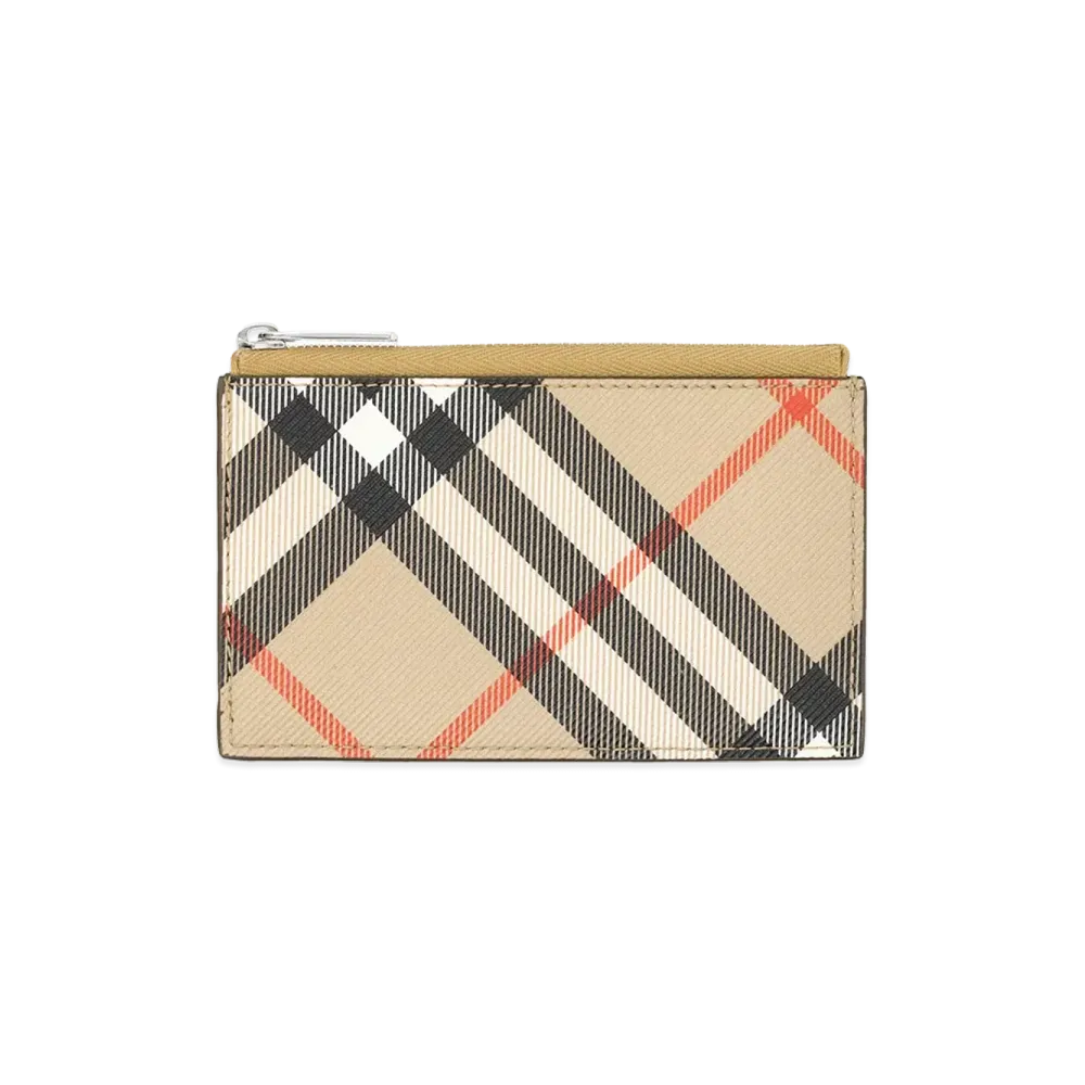 Burberry Printed Canvas Check Card Holder "Printed"