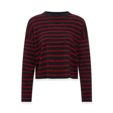 MONCLER Striped Wool Jumper "Blue Red"