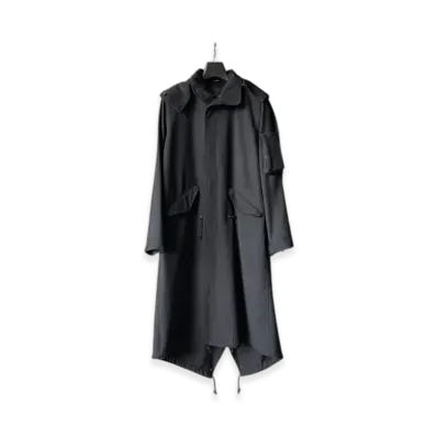 Yohji Yamamoto POUR HOMME Army Gabardine Mods Coat "Black"