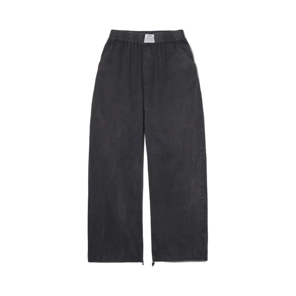 X-Girl Pigment Dyed Easy Pants "Black"