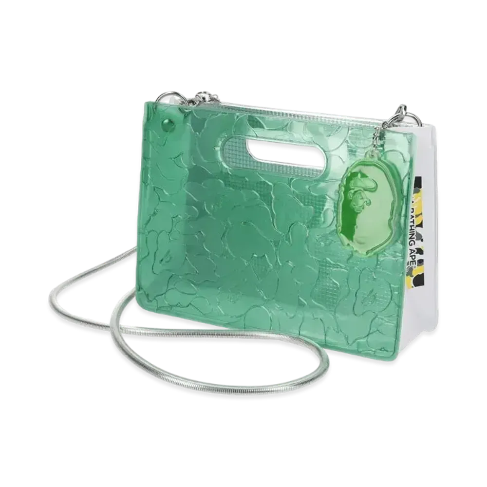 A BATHING APE x nana-nana A5 Horizontal Bag Osaka Store Exclusive "Green"