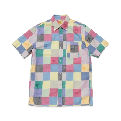 HUMAN MADE PATCHWORK S/S SHIRT "Pink"