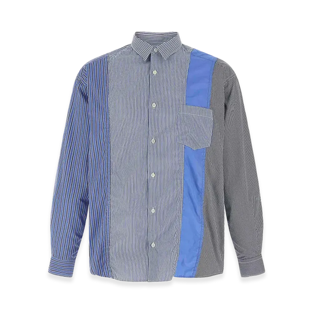 COMME des GARCONS HOMME Patchwork Shirt "Blue"