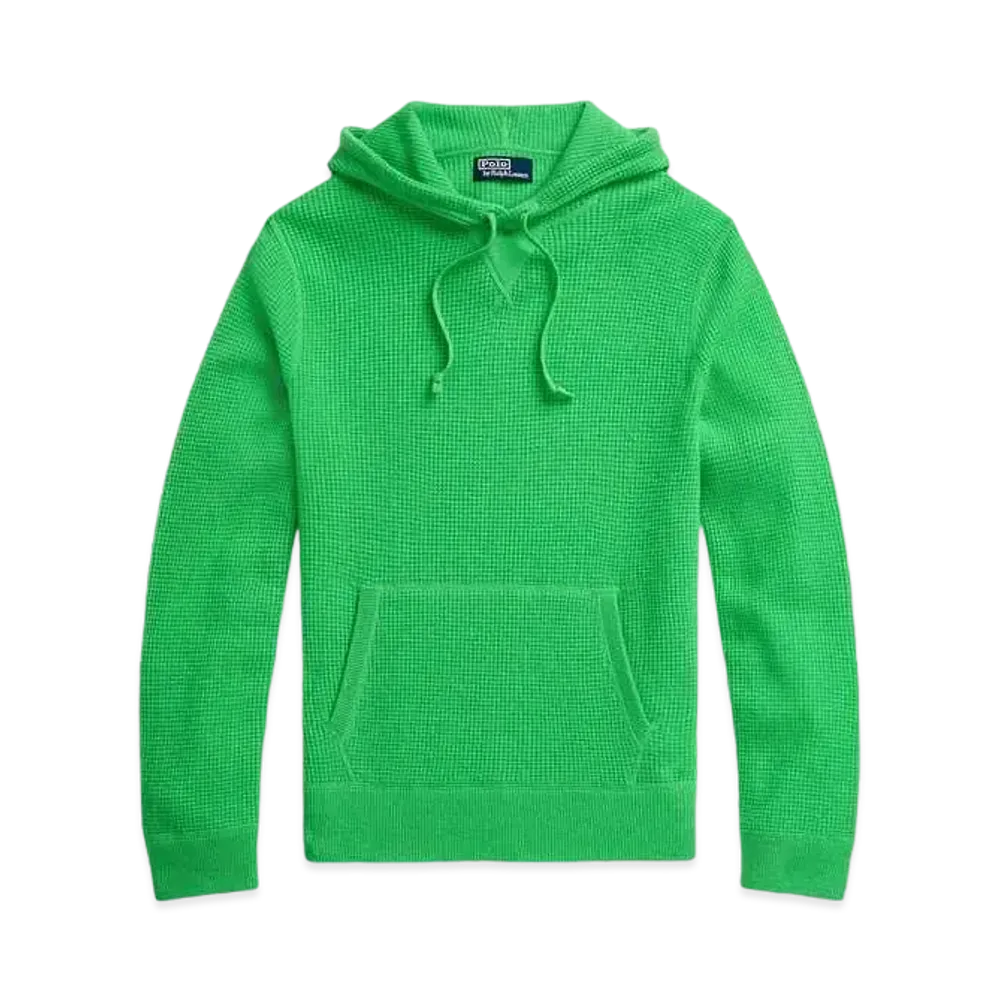 Polo Ralph Lauren Washable Cashmere Hooded Sweater "Green"