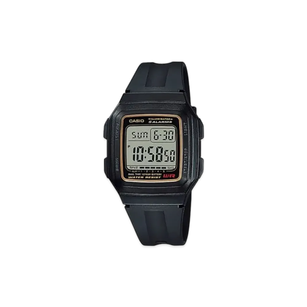 Casio Collection F-201WA-9AJH "Black"