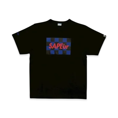SAPEur Youth Checker S/S Tee "Black"