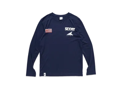 Ron Herman x DESCENDANT x Scott Hawaii Kids Fluke Up Rushguard LS "Navy"