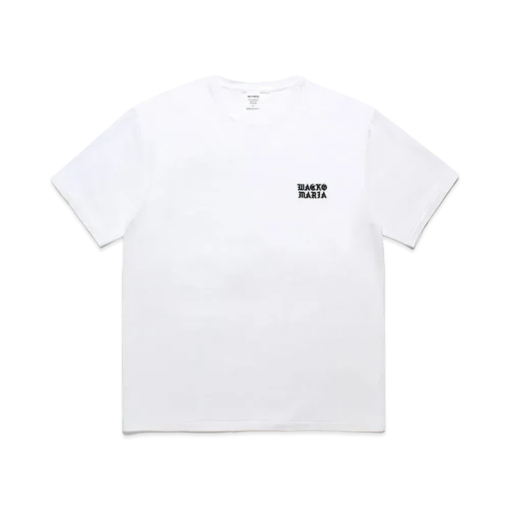 WACKO MARIA Washed Heavy Weight T-Shirt "White"