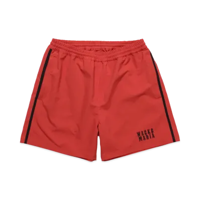 WACKO MARIA Nylon Board Shorts "Red"