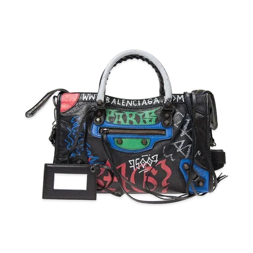 BALENCIAGA Handbag Lambskin "Black"