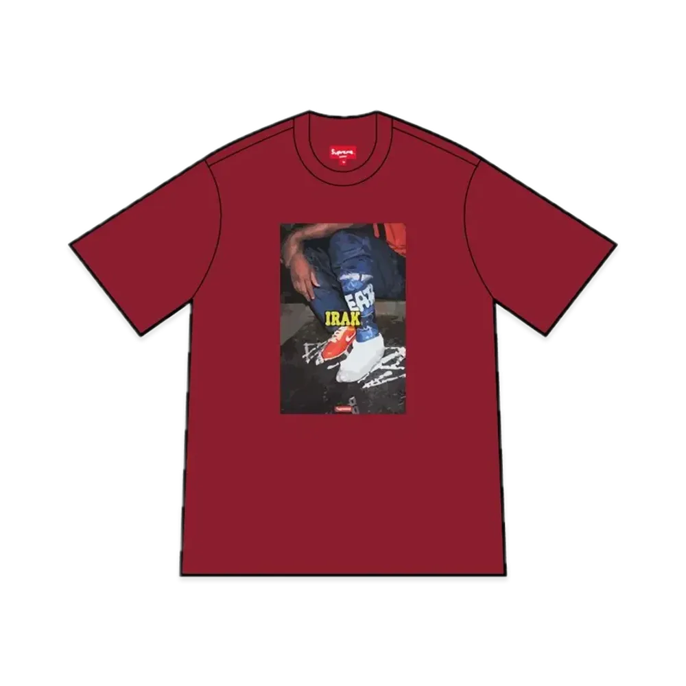 シュプリーム x アイラック キャスト Tシャツ "カーディナル"