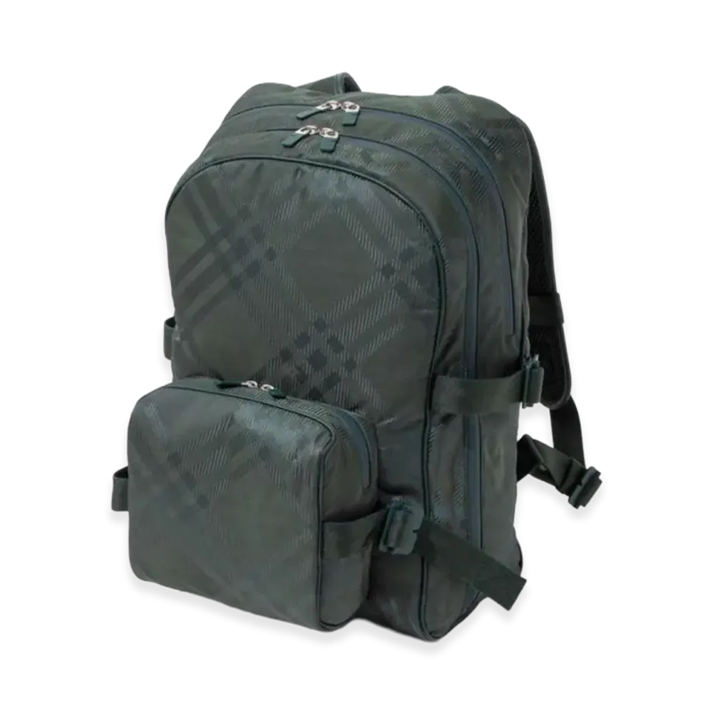 Burberry Check Jacquard Daypack "Black"