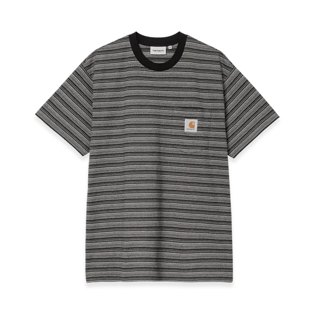 Carhartt WIP S/S Gellar Pocket T-Shirt Gellar Stripe "Black"