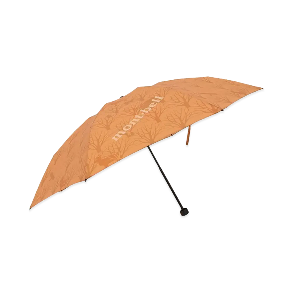 mont-bell Printed Trekking Umbrella 55 "Orange"