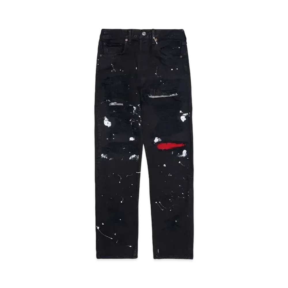 HYPE DROP x INNOCENCE NYC EXCLUSIVE DESTROY DENIM PANTS 32inch "Black"