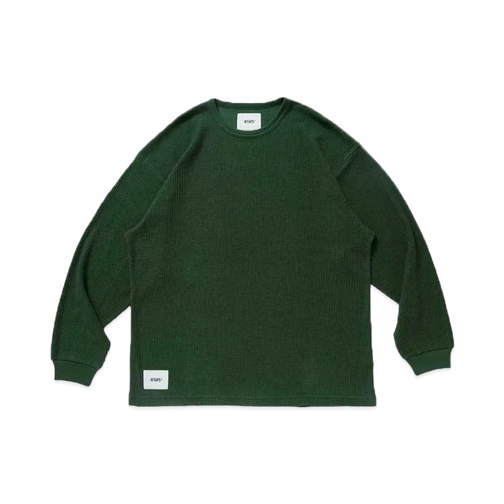 WTAPS Waffle / LS / Ctpl. Regular "Green"
