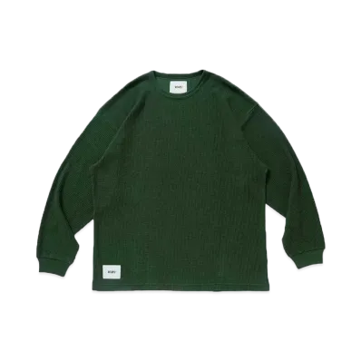 WTAPS Waffle / LS / Ctpl. Regular "Green"