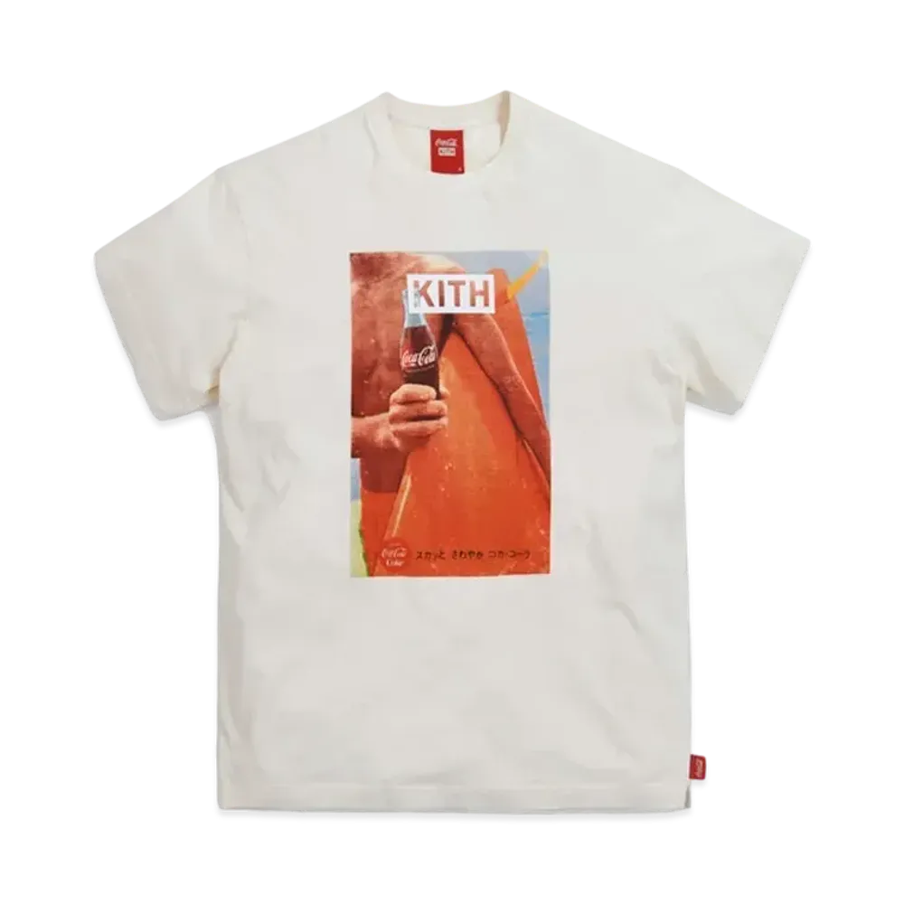 KITH Coca-Cola Surfboard Vintage Tee "Ivory"