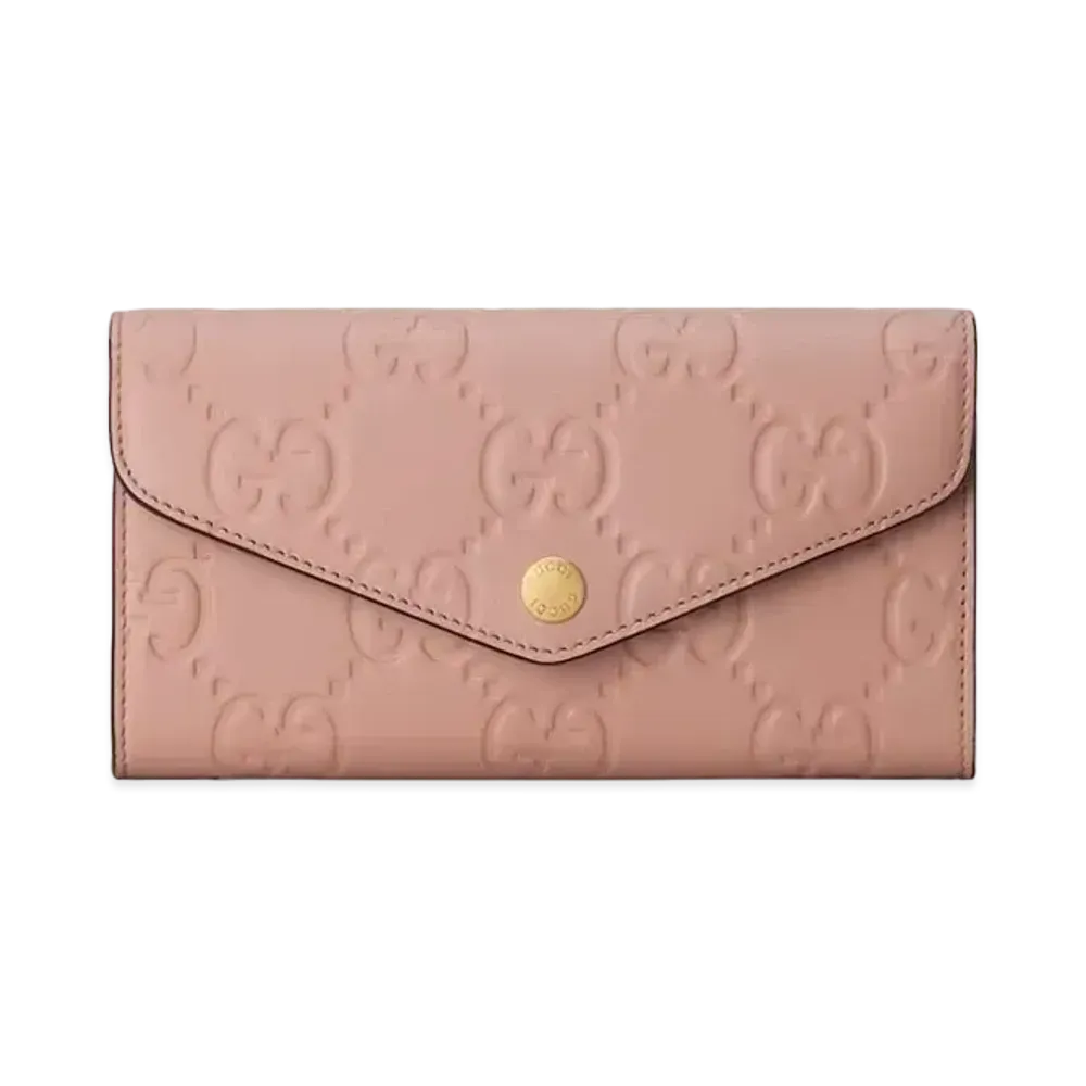 GUCCI GG Continental Wallet "Rose Beige"