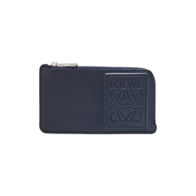 LOEWE Coin Card Holder "Deep Navy"