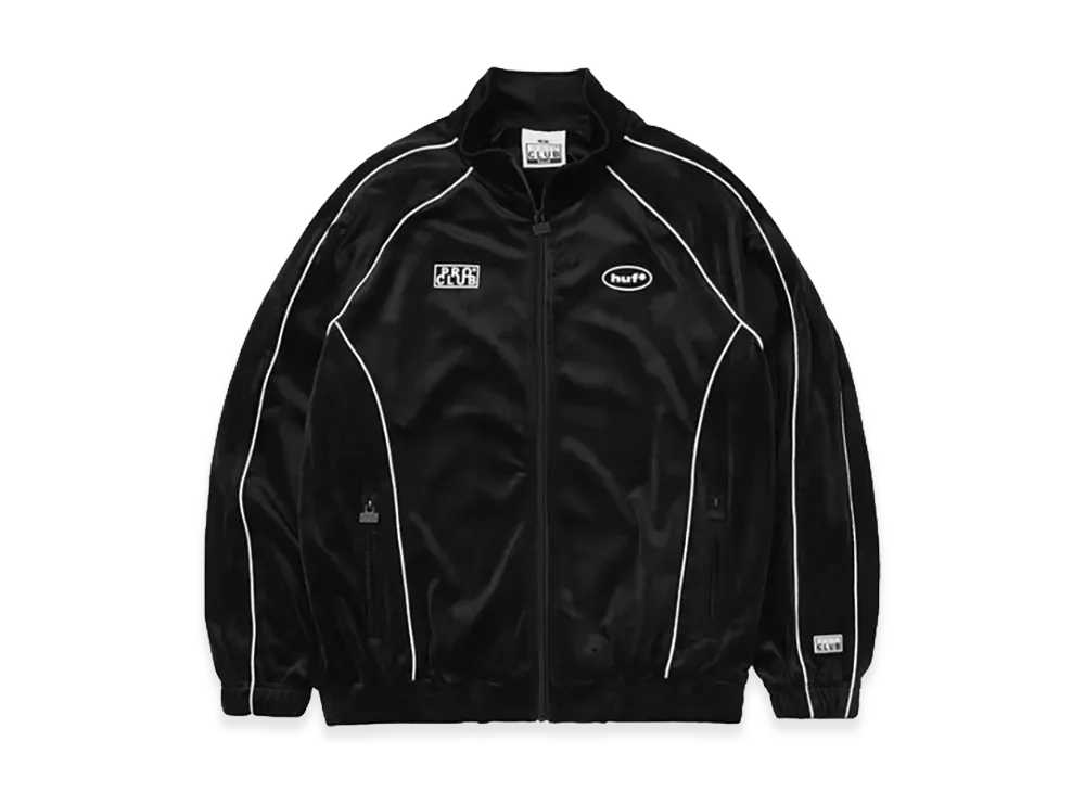 HUF x PROCLUB Velour Track Jacket "Black"