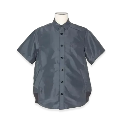 sacai Nylon Twill Shirt "Blue Gray"