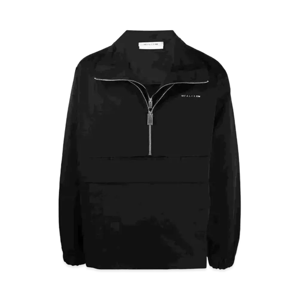 1017 ALYX 9SM Logo Plaque High-Neck Windbreaker "Black"