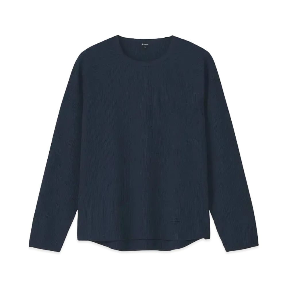 Goldwin Waffle Light Long Sleeve T-shirt (Unisex) "Ink Navy"