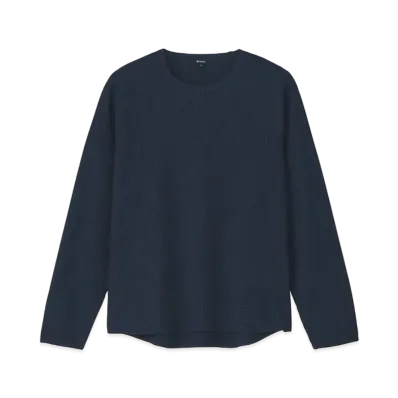Goldwin Waffle Light Long Sleeve T-shirt (Unisex) "Ink Navy"