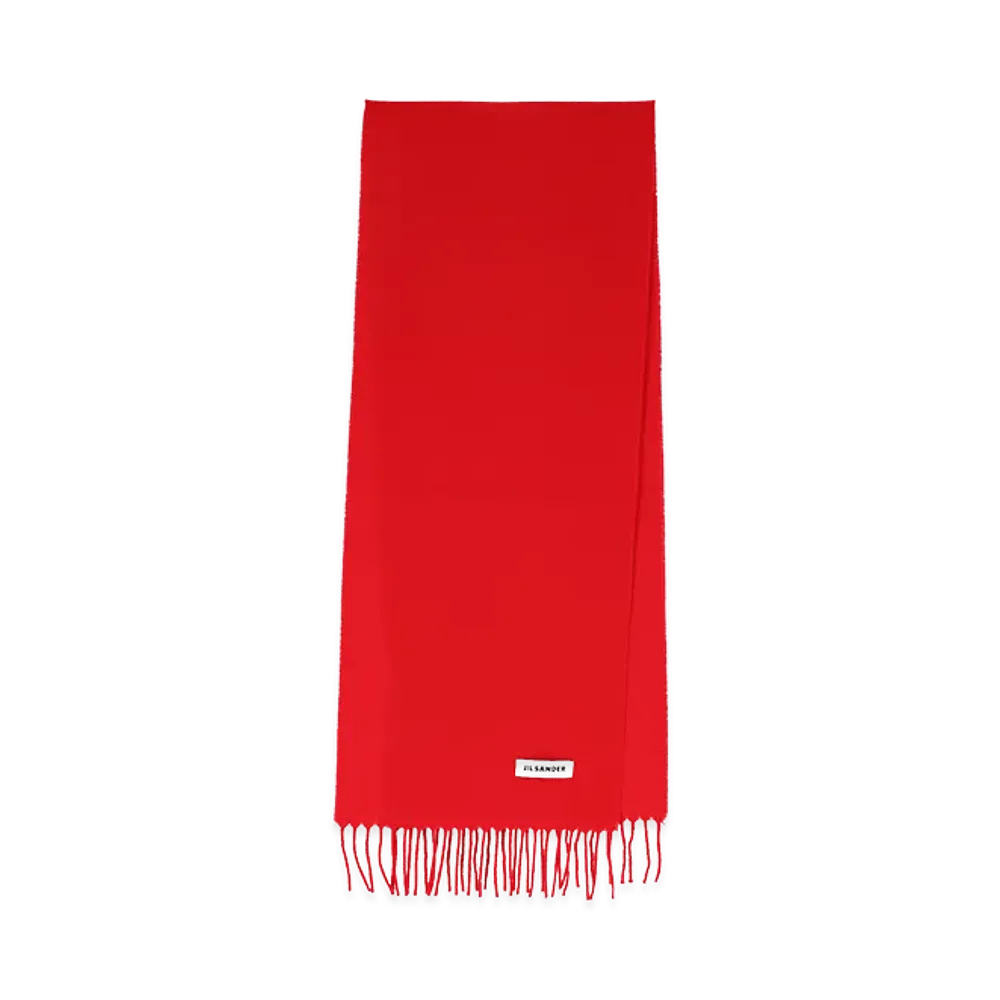 Jil Sander Women's Scarfs "Red"