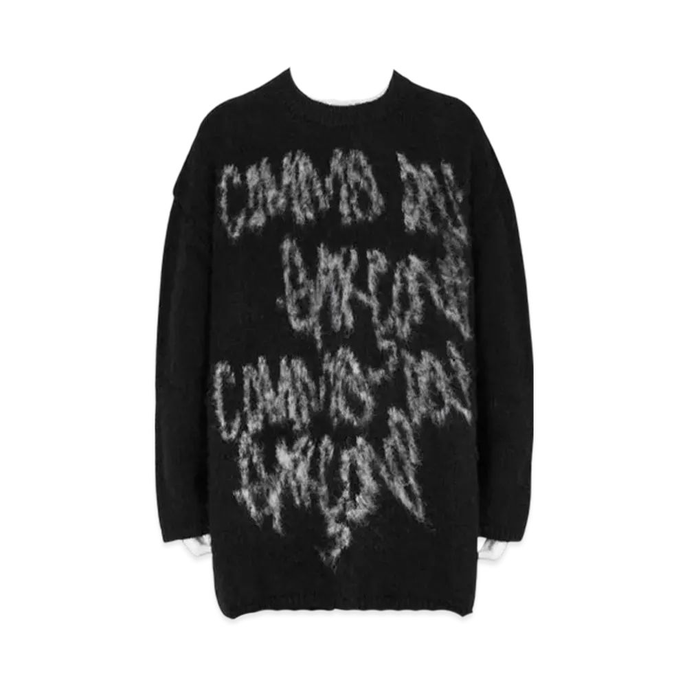 COMME des GARCONS HOMME PLUS Logo Knit "Black"
