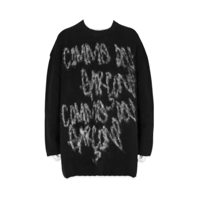 COMME des GARCONS HOMME PLUS Logo Knit "Black"