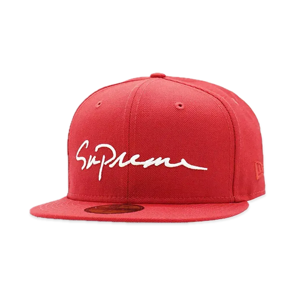 Supreme Classic Script New Era "Red"