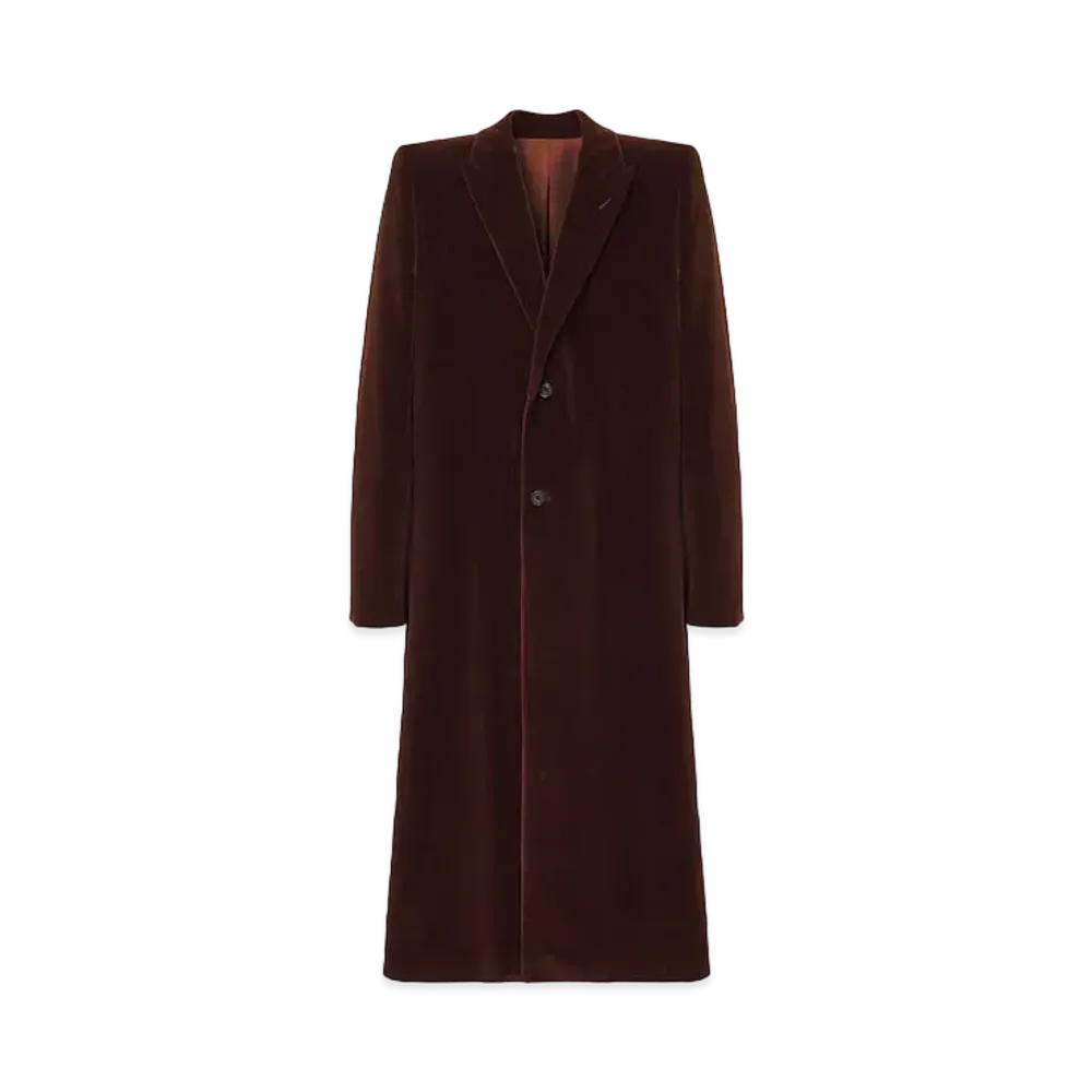 Alexander McQUEEN Stacked Shoulder Boxy Coat "Last"
