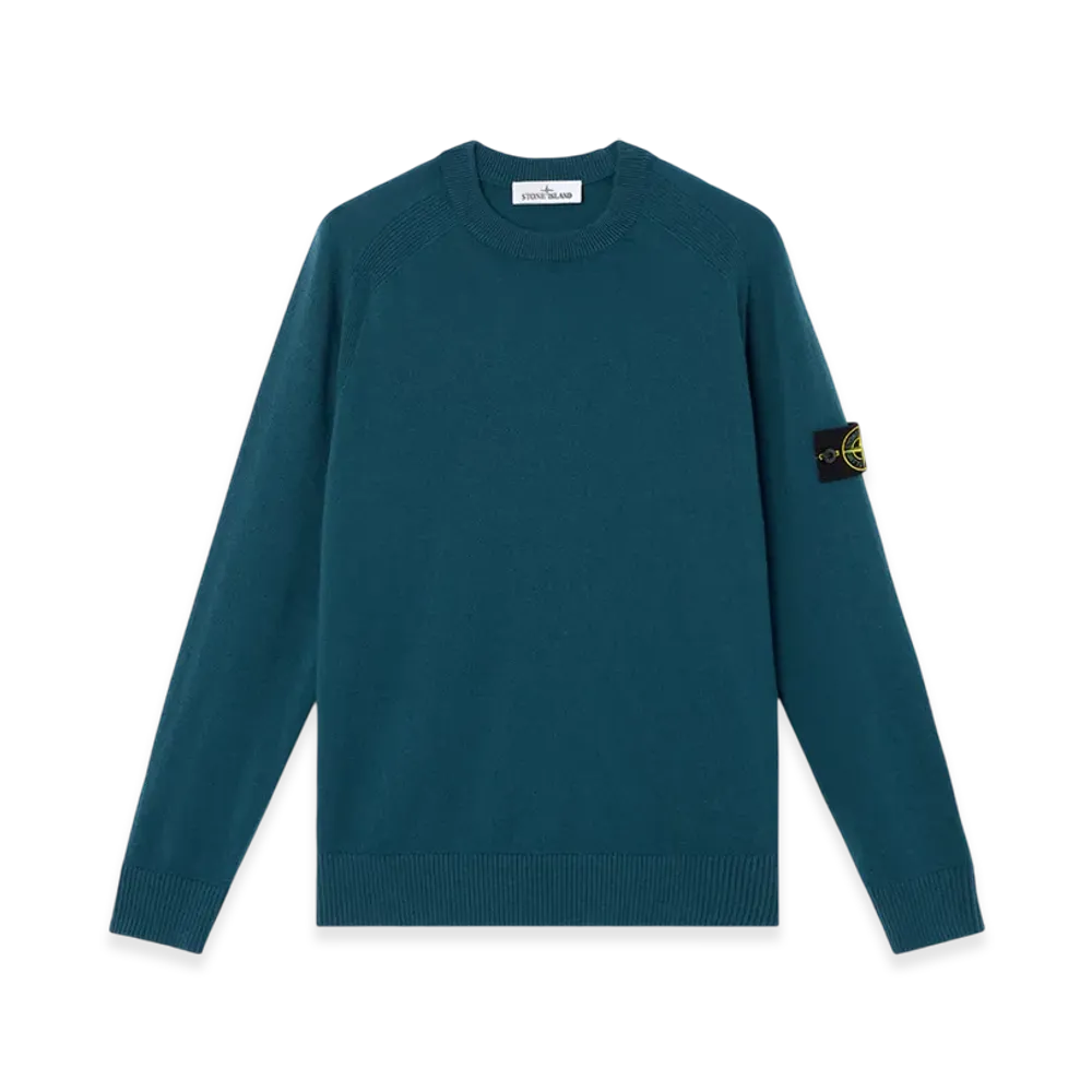 Stone Island 5100045 Light RWS Geelong Wool "Dark Teal Green"