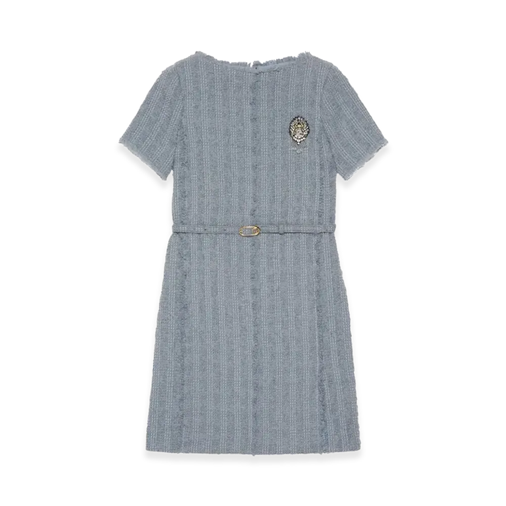 GUCCI Women's Cruise Dresses "Light Blue"