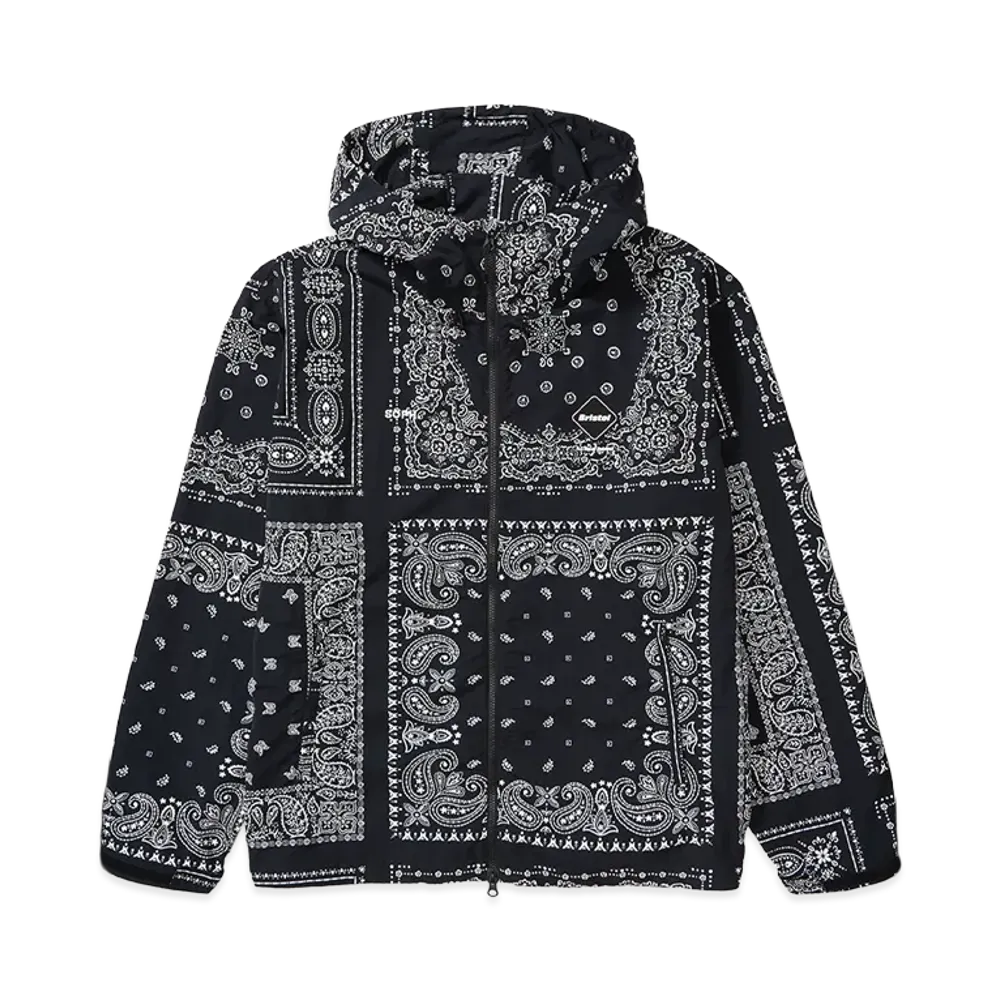 F.C.Real Bristol Bandana Nylon Hooded Blouson "Black"
