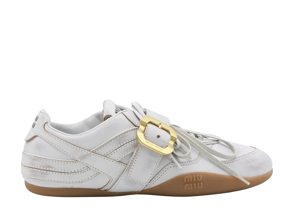 MIU MIU Women's Gymnasium Low Sneakers "White"